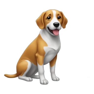 dog on a bbq sticker