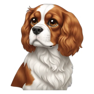 tricolour-cavalier-king-charles-spaniel sticker