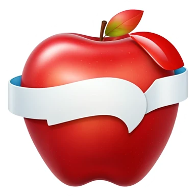 Apple on Samsung  sticker