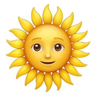 sun (no face) sticker