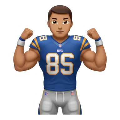 NFL players jersey sticker