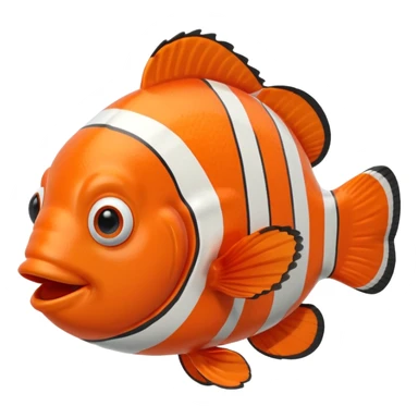 Creat me a clownfish emoji sticker
