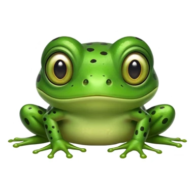 cytisenok in the form of a frog sticker