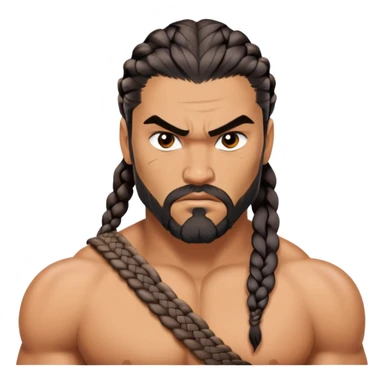 Khal Drogo portrait sticker