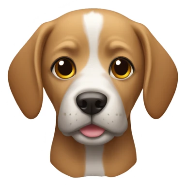 chien avec un bob sticker