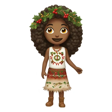 Christmas boho sticker