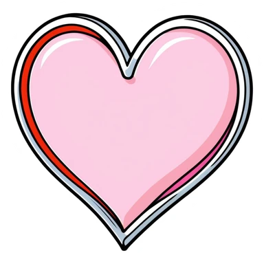 Chrome of hearts sticker