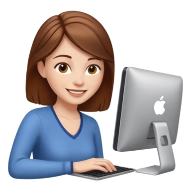 a white woman passes test on computer sticker