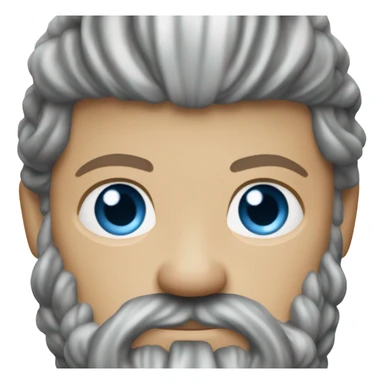 Ragnar lothbrok Viking blue eyes sticker