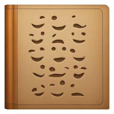 leather journal notebook sticker