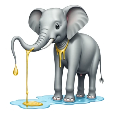 spam land surreal - surreal Salvador Dali – The Elephant long legs like praying mantisess sticker