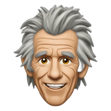 Keith Richards cinta en la cabeza sticker