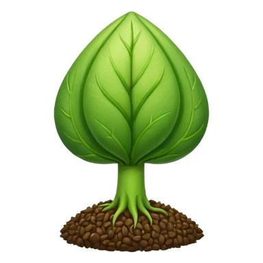 Giant seed growing sticker