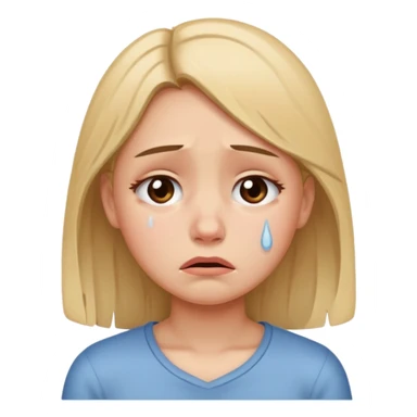 GIRL cry sticker