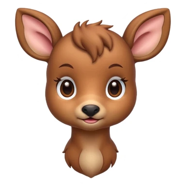 baby deer small emoji sticker