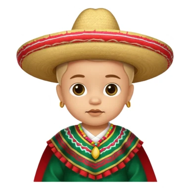 Mexican baby sticker
