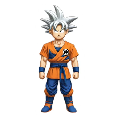 Goku sério sticker