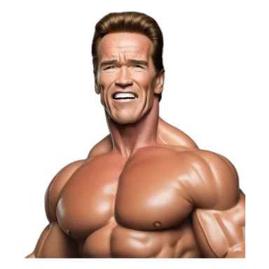 arnold schwarzenegger mimics shia labeouf meme sticker