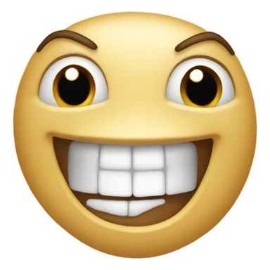 happy pout with mouth open sticker