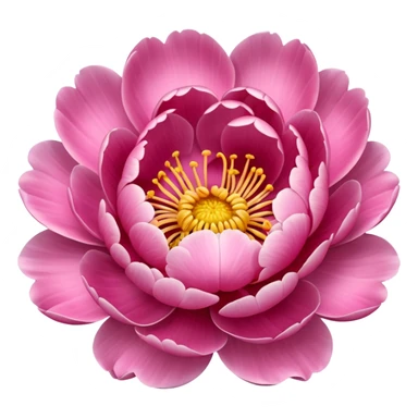 emoji pivoine sticker