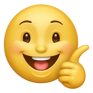 Laughing emoji with Finger point  sticker