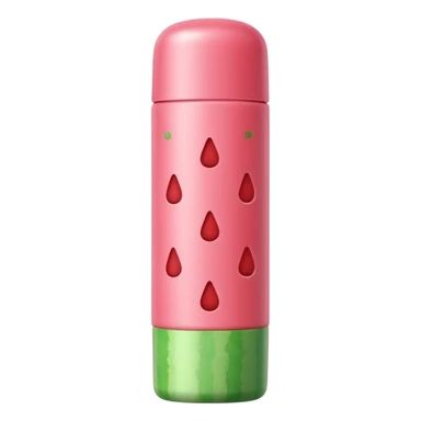 Dot and key watermelon sunscreen stick sticker