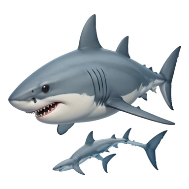 Great white shark with human legs  sticker