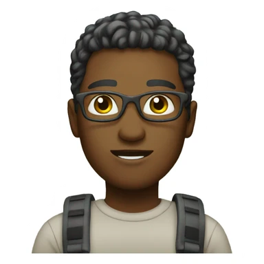 male outdoors with trees and sky sticker