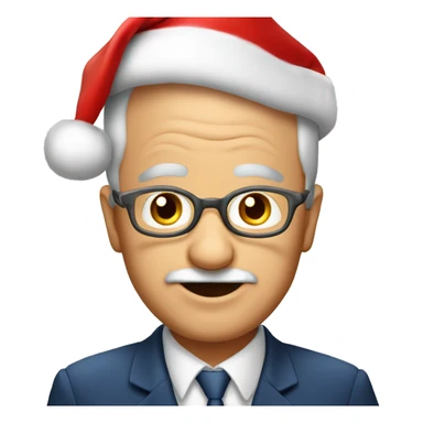 Père Noël Gross est mignon  sticker