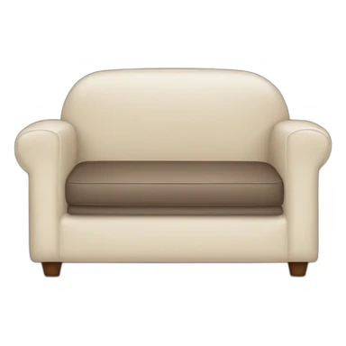 The couch from tv show friends with coffee table and coffee on it sticker