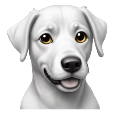 Aussie no dog black and white  sticker