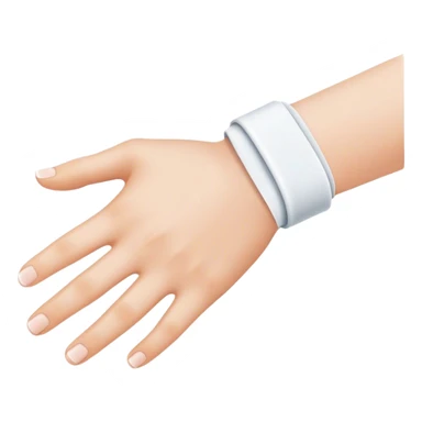 Wrist in cast sticker