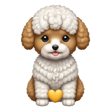 toy poodle sticker