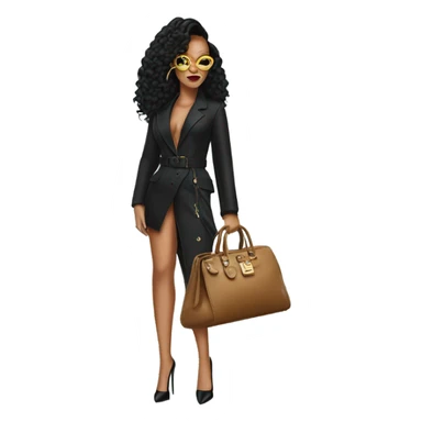 Rihanna with bag sticker