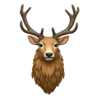 Wonder stag. Darts sticker