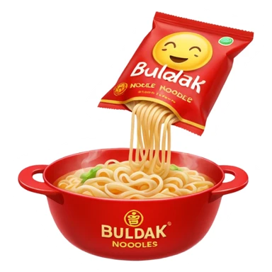 Buldak noodles packet sticker