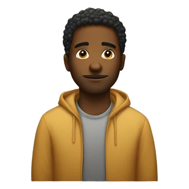 introspective male portrait indoors sticker