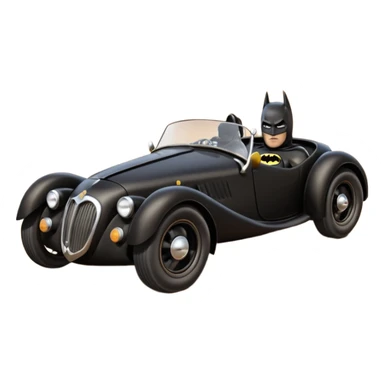 futuristic Batman’s Venomobile loosely based on 1957 MG roadster(flat long straight organically-shaped mechanical roomy interior seating inside the body) stealthy town hot rod desert dirt racing rwd rail sticker
