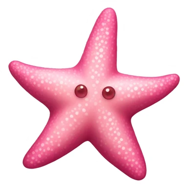 pink starfish  sticker