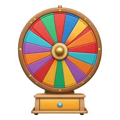 prize wheel side view sticker