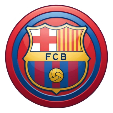 Fc Barcelona logo imoji sticker