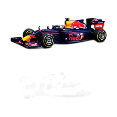 Red bull f1 car sticker
