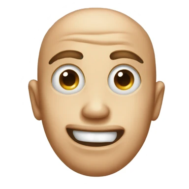 Heart eye emoji drooling  sticker