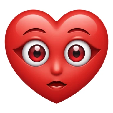 Heart eyes emoji sticker