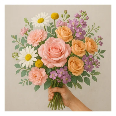 bouquet of flowers sticker