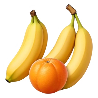 plum clementine and banana sticker