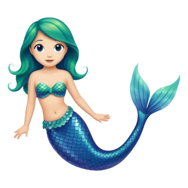 Mermaid kuyruğu sticker