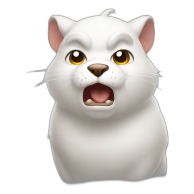 hamstere angry sticker