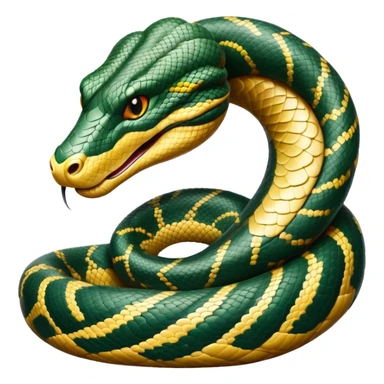 cinematic-noble-anaconda-portrait-emoji,-poised-and-imposing,-with-a-massive,-sinuous-build-draped-in-intricately-patterned-scales-and-piercing,-focused-eyes,-simplified-yet-sharp-and-sophisticated-features,-highly-detailed sticker