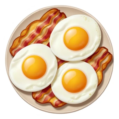 Eggs and bacon sticker